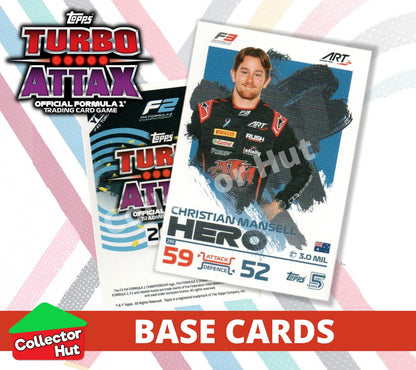 Topps Turbo Attax Formula 1 F1 2024 #167-312 Base Cards YOU CHOOSE