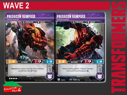 Transformers TCG CHARACTER Trading Cards All Waves