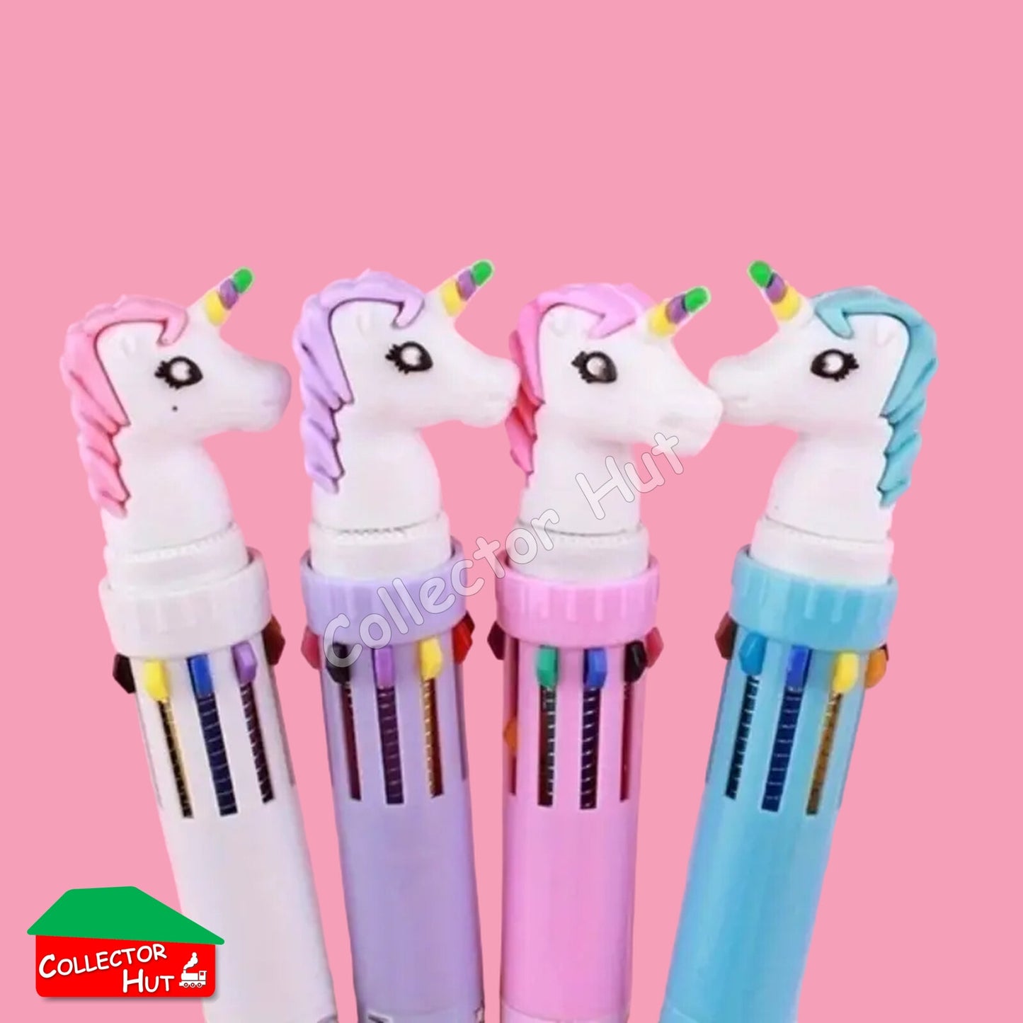 Novelty Ballpoint Pens 10 Colour MULTI-PACKS 4pcs 6pcs for Children