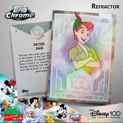 Disney 100 Topps Chrome 2023 REFRACTOR Cards 1-100 Pick Singles