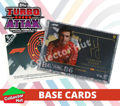 Topps Turbo Attax Formula 1 F1 2024 #1-166 Base Cards YOU CHOOSE