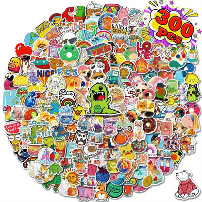Awesome Stickers Novelty Anime Cartoon Animals Artistic 100's to Choose From