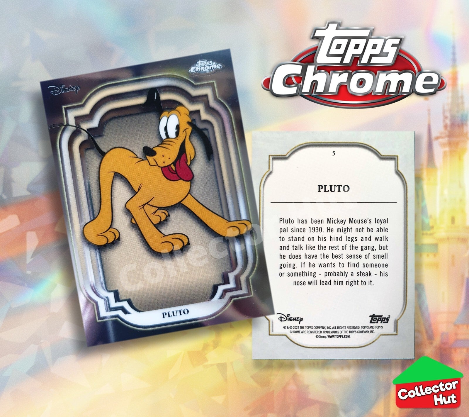 Disney Topps Chrome 2024 Base Cards 1-200 Pick Singles to Complete Your Set