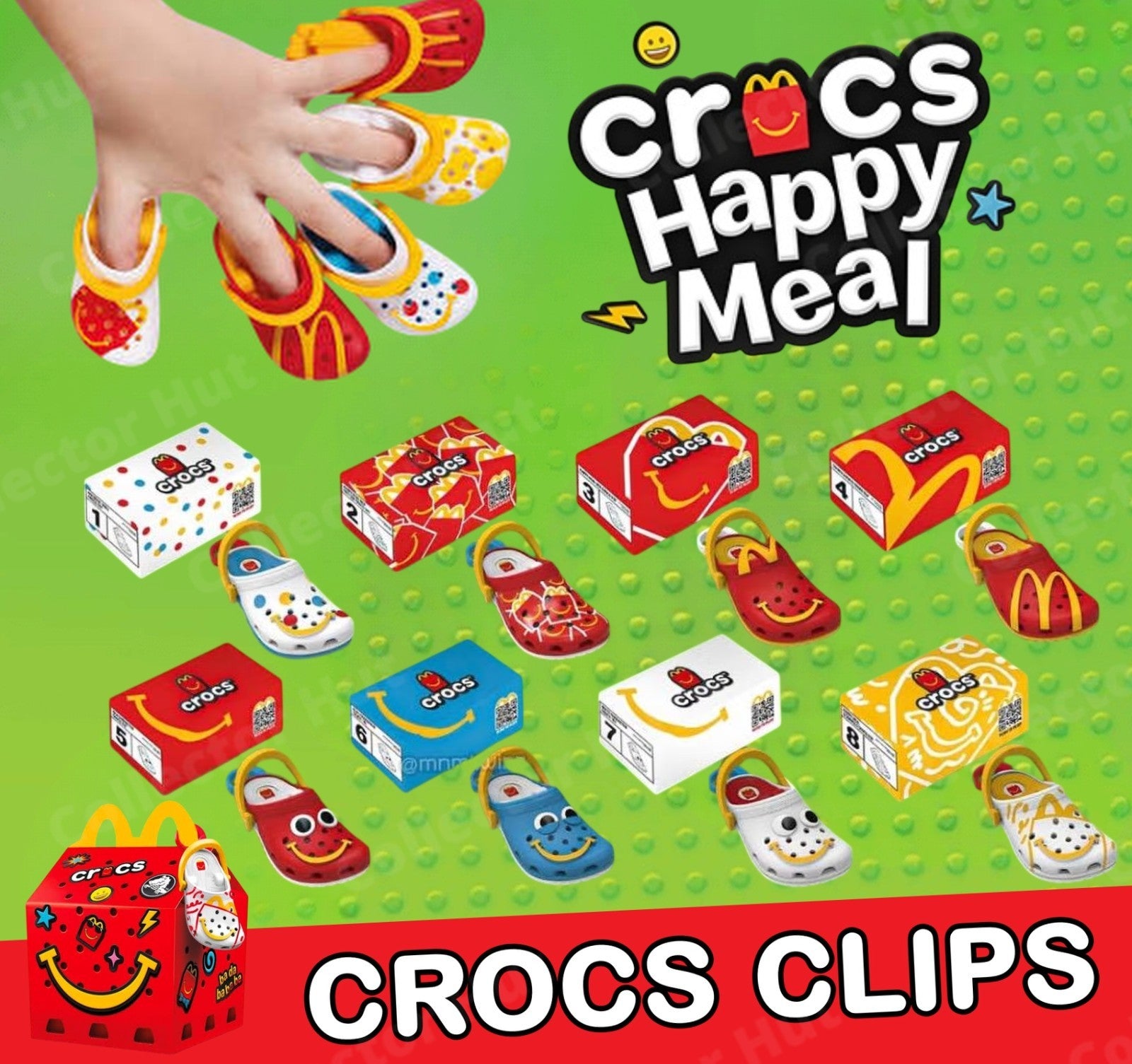 McDonald’s Happy Meal Toy Mini Crocs Keyring Clip 2026  U K