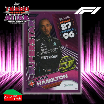 Topps Turbo Attax Formula 1 F1 2022 PINK GREEN RED Parallel Cards