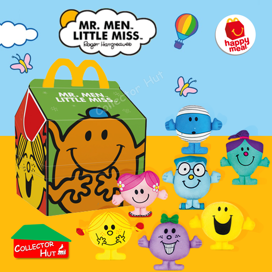 McDonalds Happy Meal Mr Men Little Miss 2024 & 2021 50th Anniversary Plush Toys