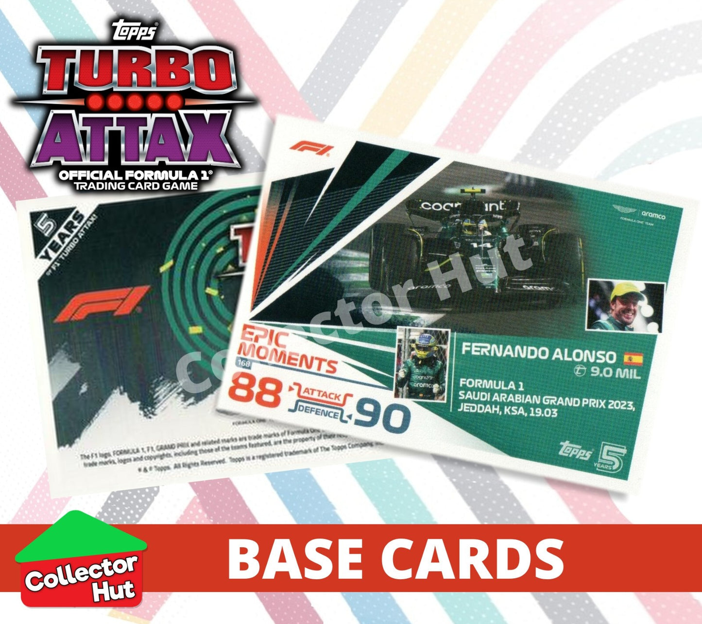 Topps Turbo Attax Formula 1 F1 2024 #167-312 Base Cards YOU CHOOSE