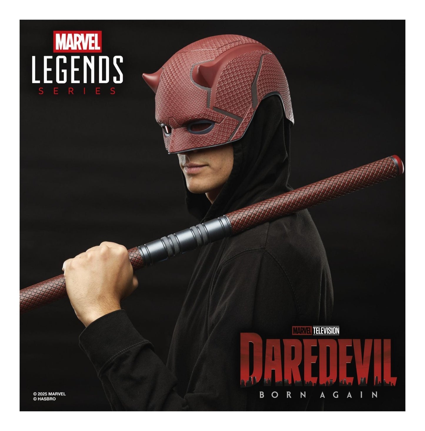 Marvel Legends Series Daredevil: Born Again Premium Roleplay Mask and Billy Club