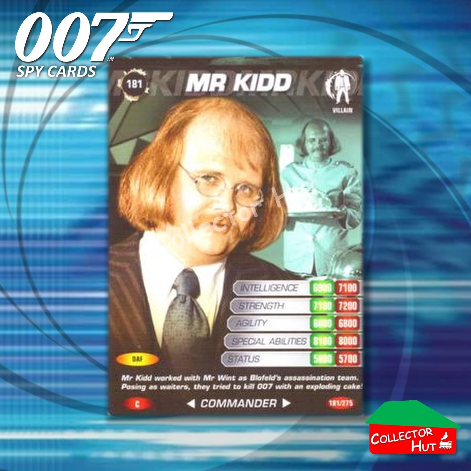 James Bond 007 Commander Spy Cards BASE COMMON YOU CHOOSE