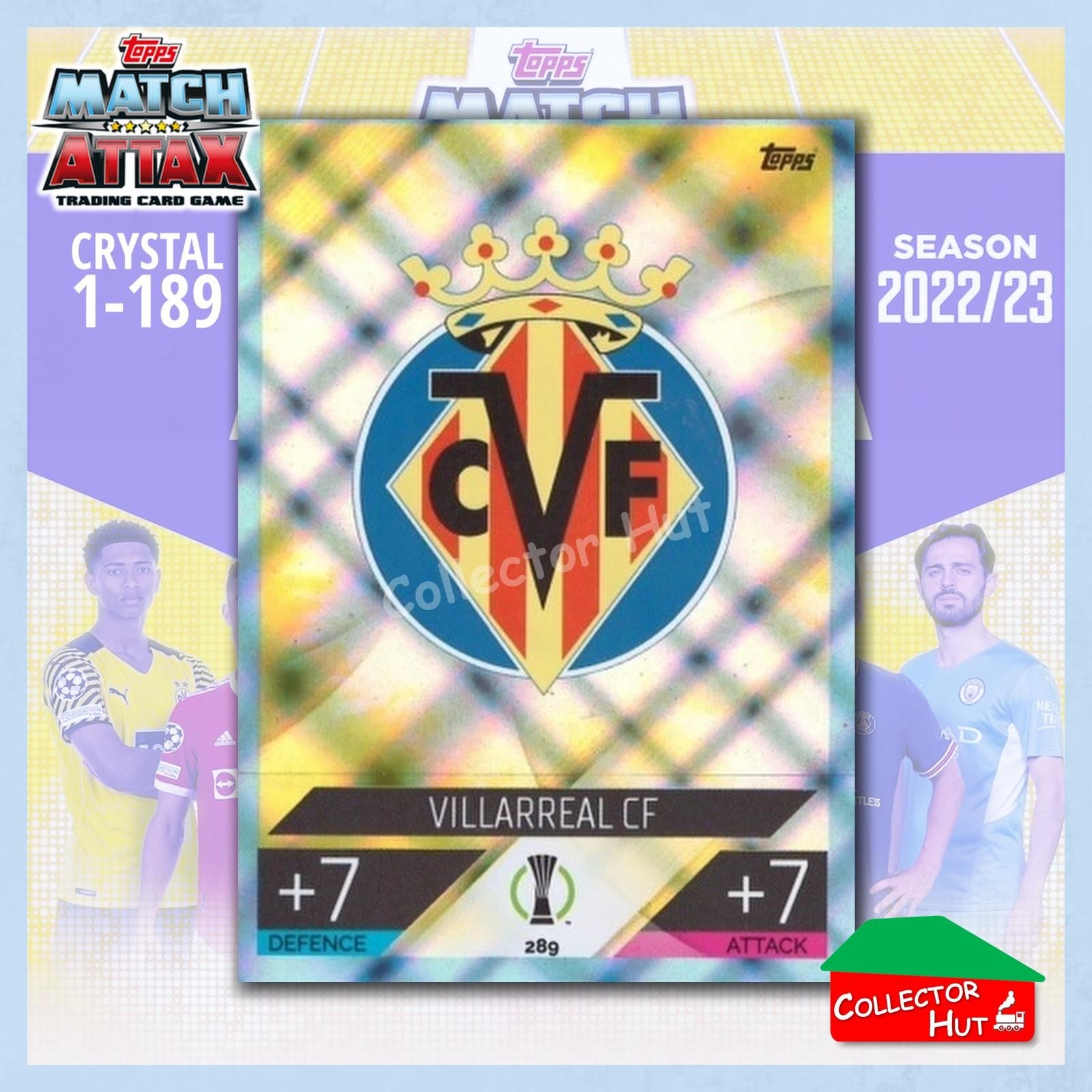 Topps Match Attax Europa Champions League 2022/23 Crystal Parallel Cards 190-387
