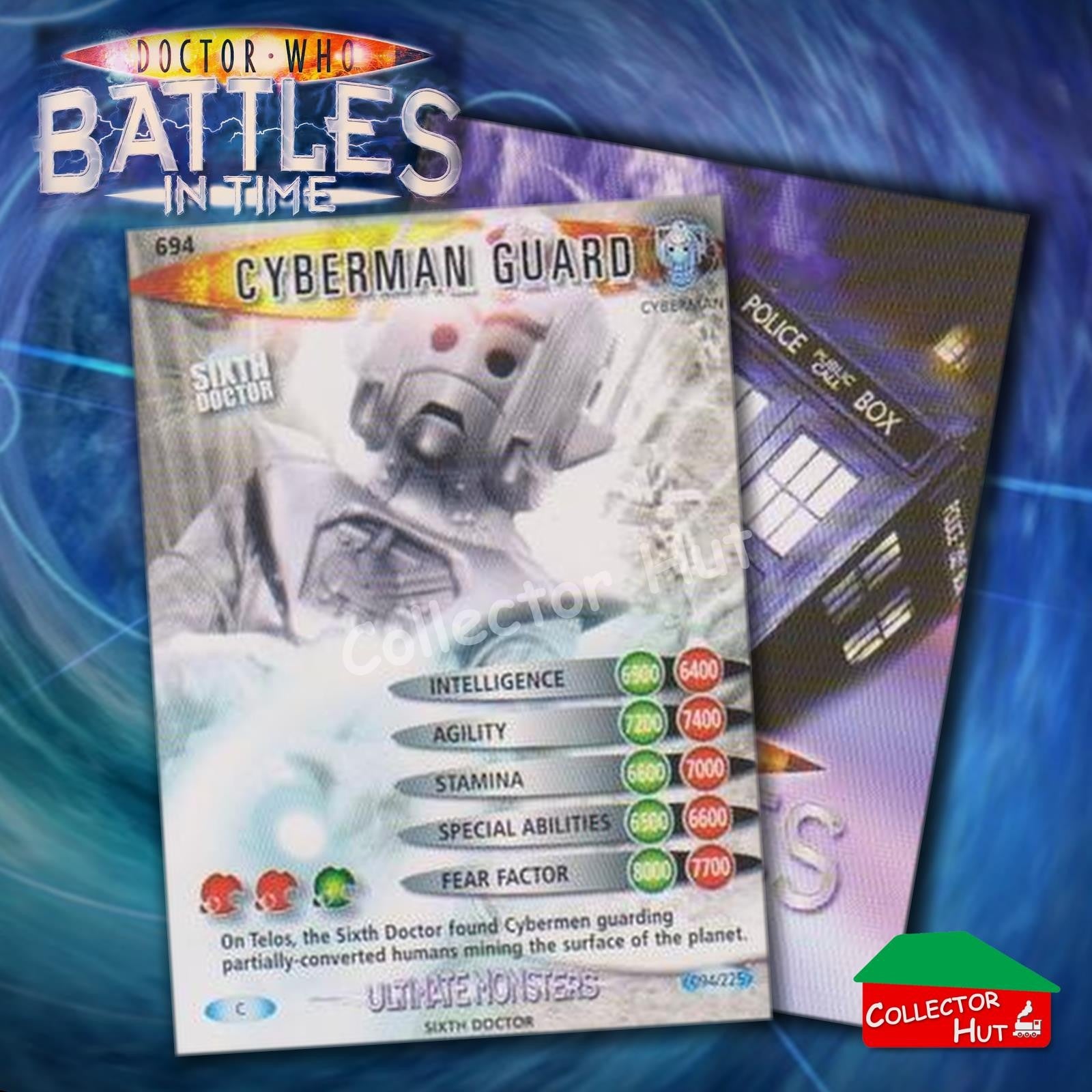 DOCTOR WHO Battles in Time #601-825 ULTIMATE MONSTERS RARE & COMMON Cards