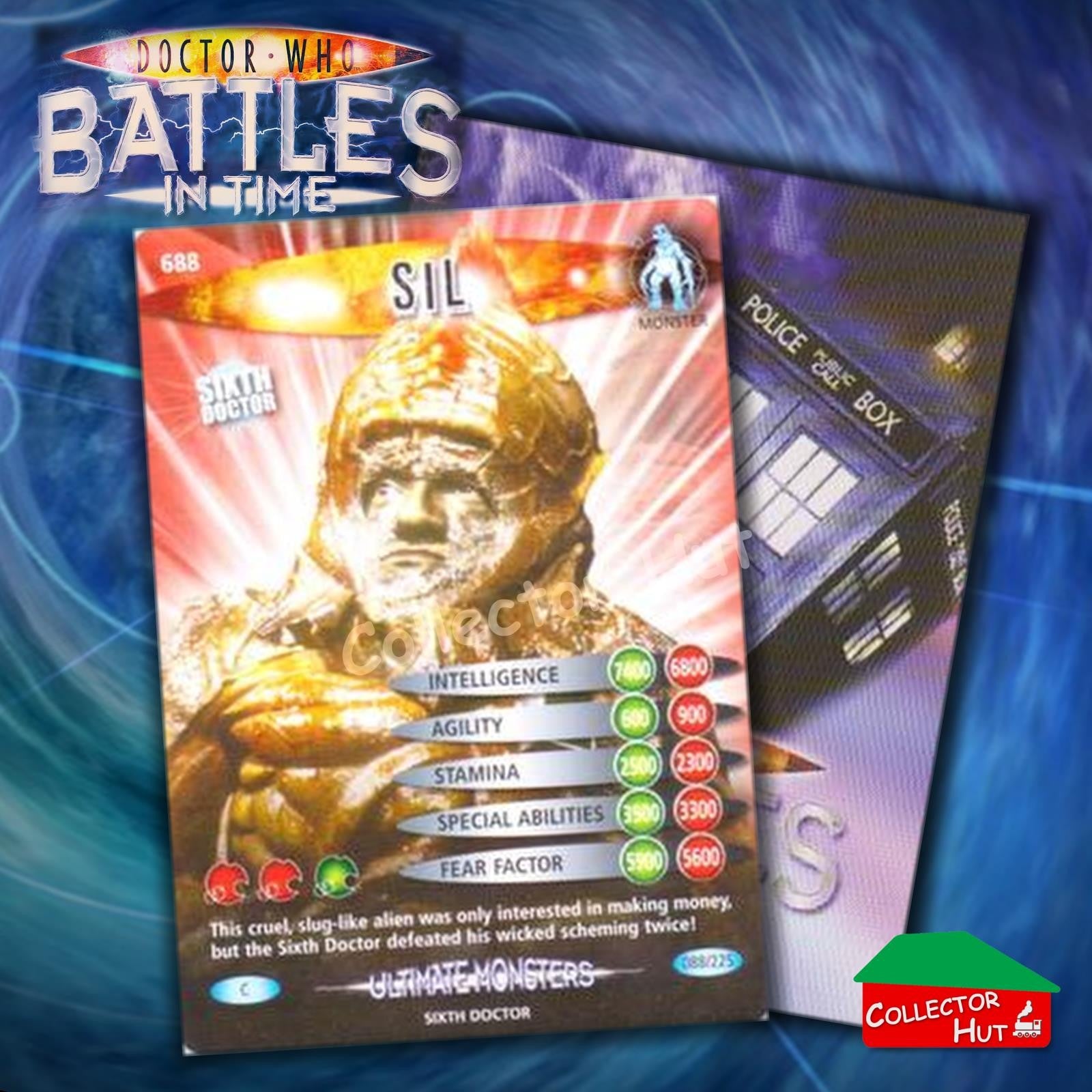 DOCTOR WHO Battles in Time #601-825 ULTIMATE MONSTERS RARE & COMMON Cards