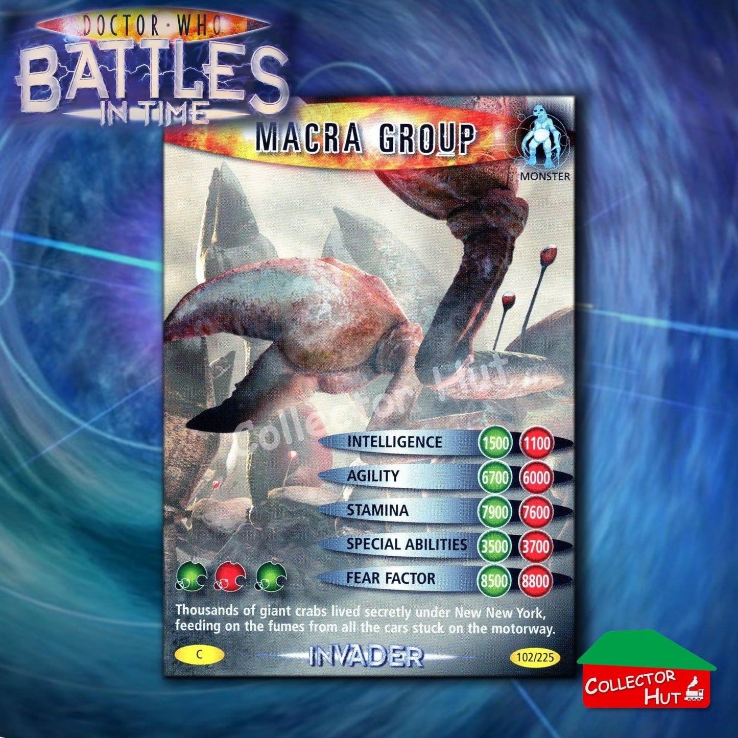 DOCTOR WHO Battles in Time #376-600 INVADER RARE & COMMON CARDS YOU CHOOSE