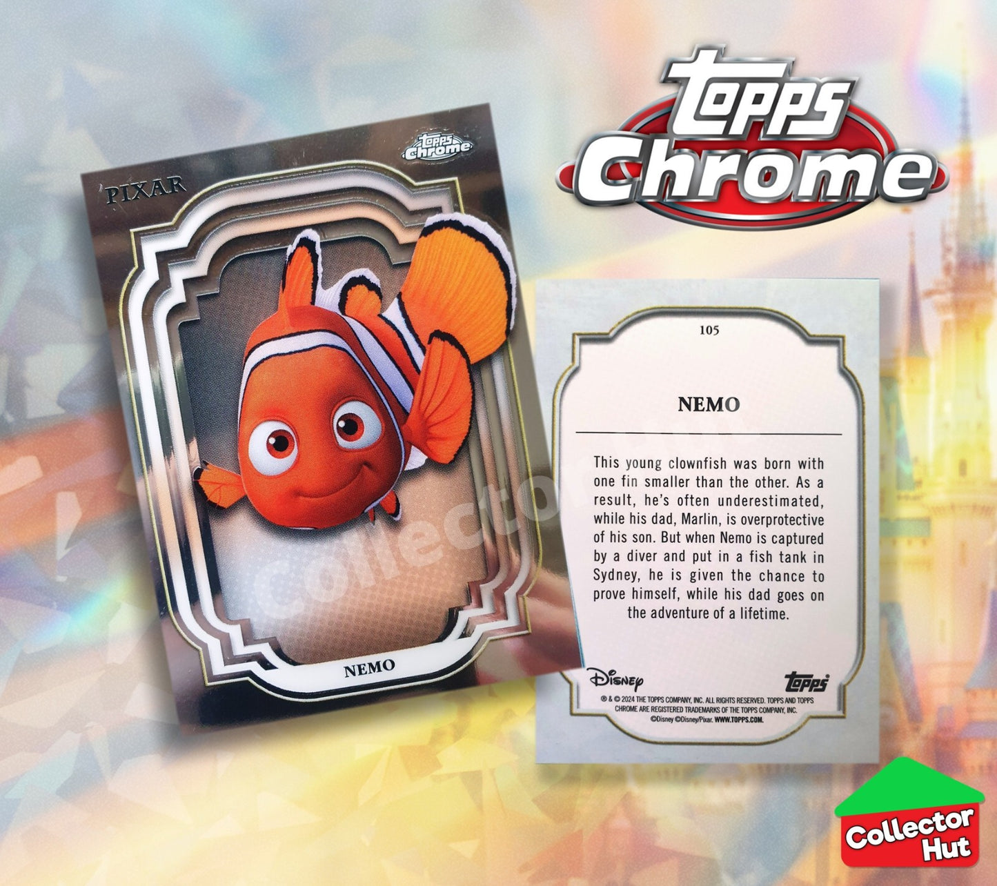 Disney Topps Chrome 2024 Base Cards 1-200 Pick Singles to Complete Your Set