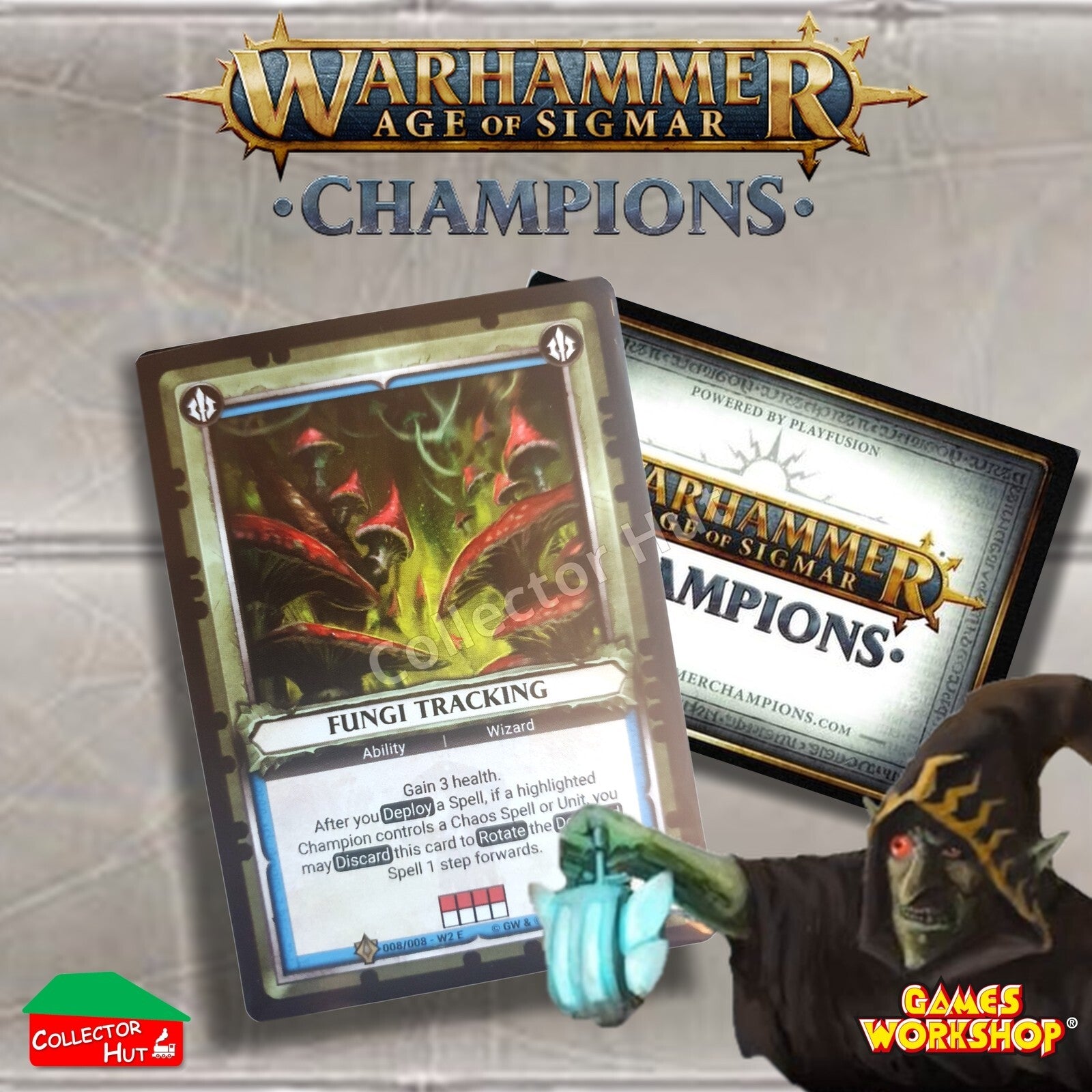 Warhammer Age of Sigmar: Champions EXCLUSIVE Trading Cards COMPLETE 12 Card Set