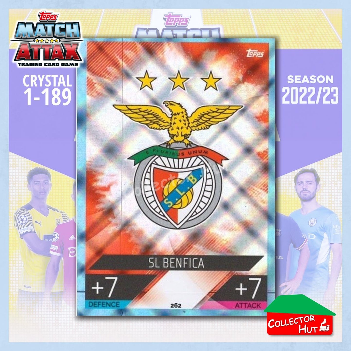 Topps Match Attax Europa Champions League 2022/23 Crystal Parallel Cards 190-387