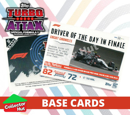 Topps Turbo Attax Formula 1 F1 2024 #1-166 Base Cards YOU CHOOSE