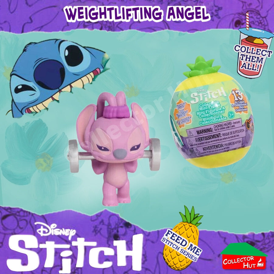 Disney Stitch Feed Me Mini Figures Series 4 PINEAPPLE POD Identified SEALED