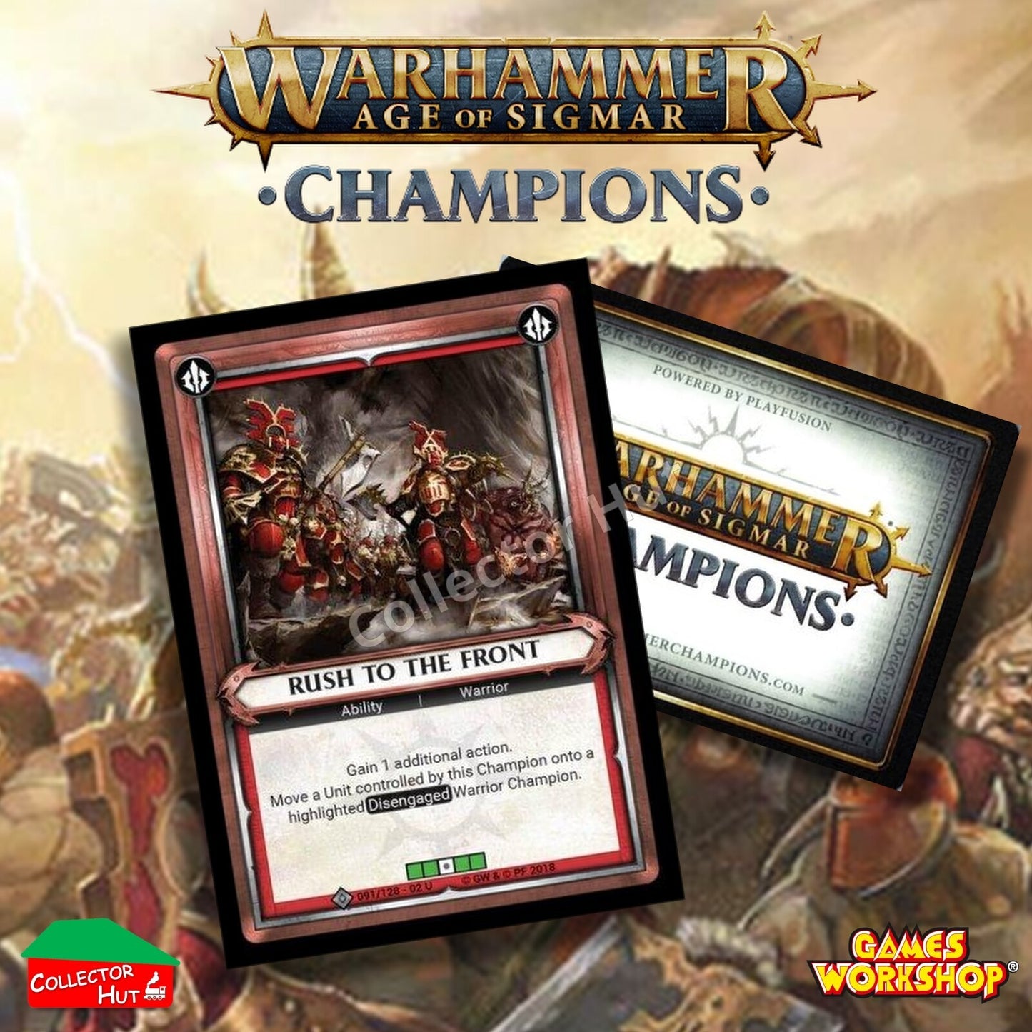 Warhammer Age of Sigmar: Champions Wave 2 ONSLAUGHT FOIL Cards CHOOSE SINGLES