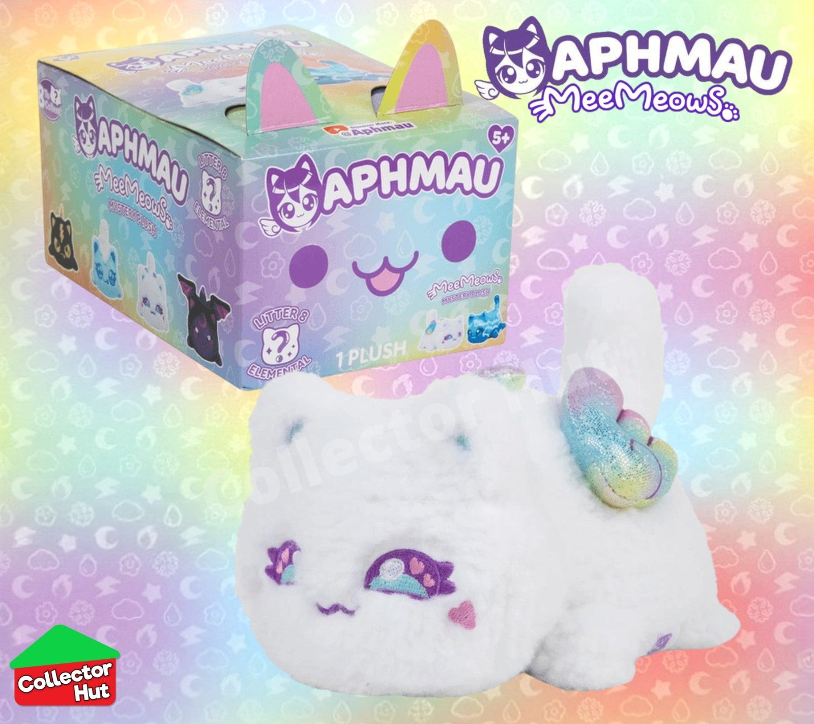Aphmau MeeMeows Mystery 6" Plush Litter 8 ELEMENTAL IDENTIFIED You Choose