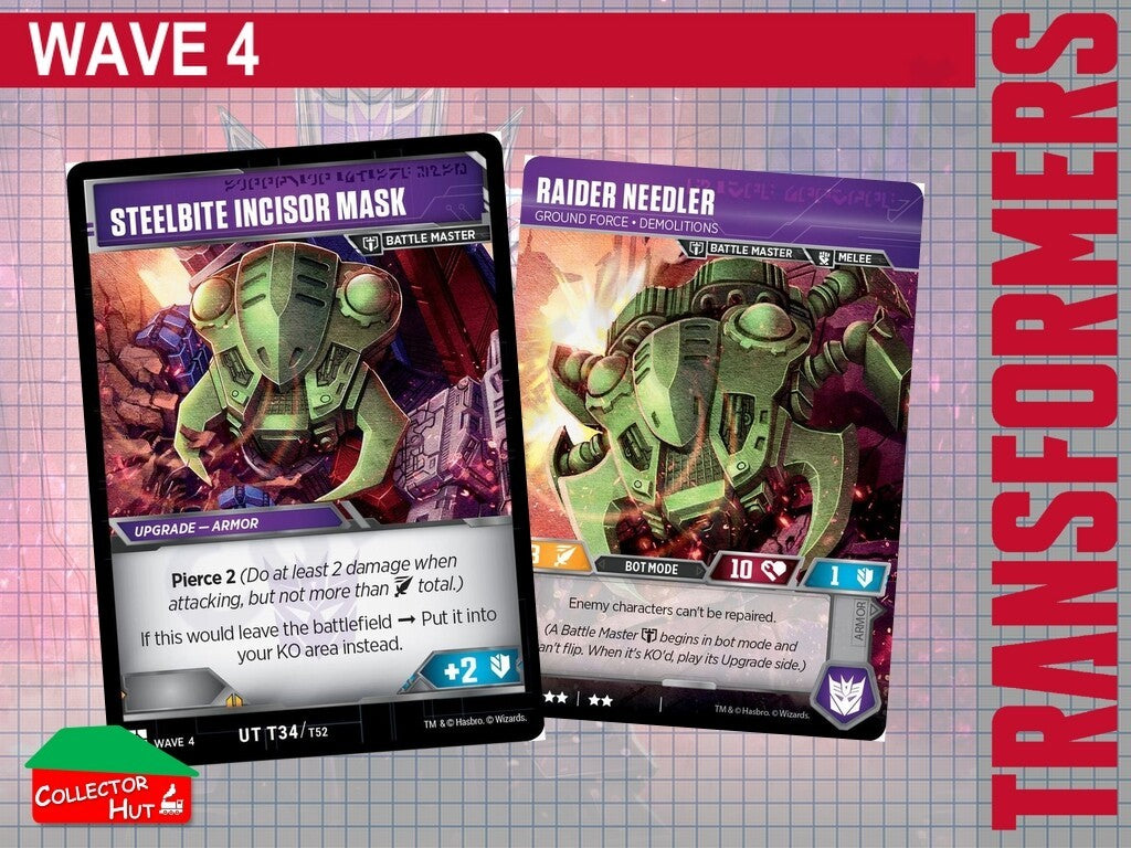 Transformers TCG CHARACTER Trading Cards All Waves