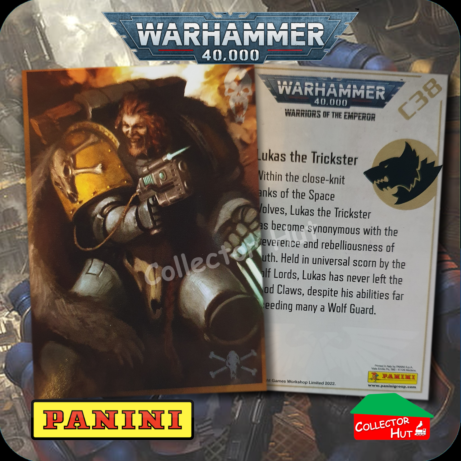 PANINI Warhammer 40,000 40k Warriors of the Emperor Trading Cards You Choose