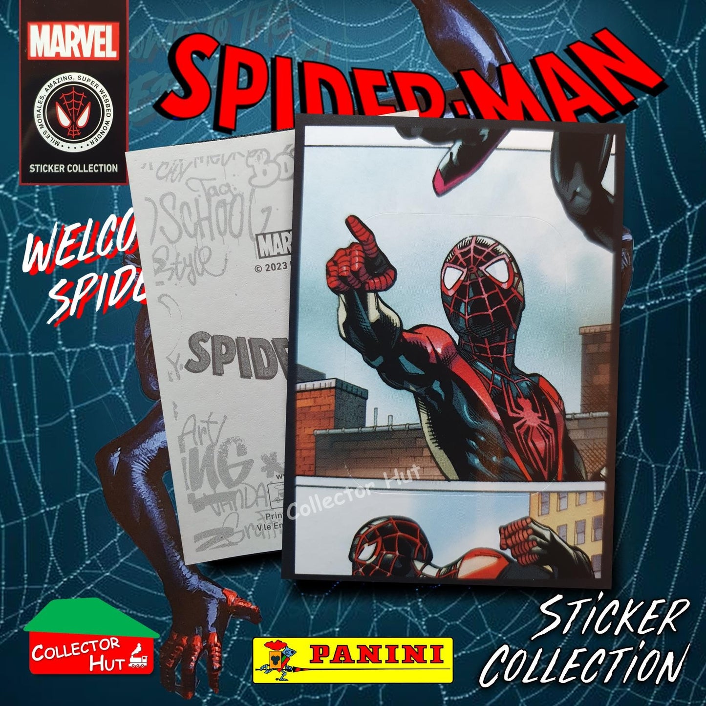 Panini Spider-Man Spider-Verse 2023 Collection Sticker Singles #1-163 & F1-30