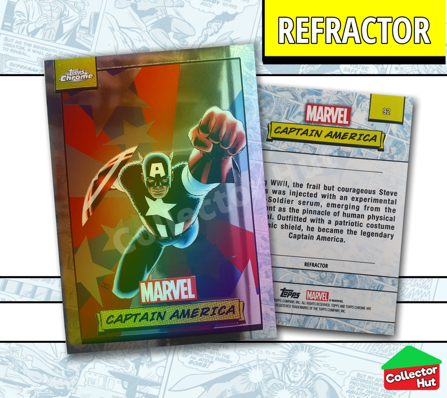 Marvel Topps Chrome 2024 REFRACTOR Card Collection YOU CHOOSE