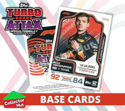 Topps Turbo Attax Formula 1 F1 2024 #1-166 Base Cards YOU CHOOSE