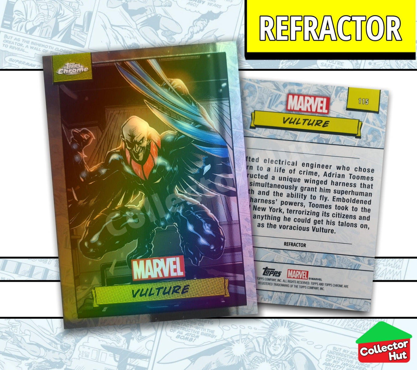 Marvel Topps Chrome 2024 REFRACTOR Card Collection YOU CHOOSE