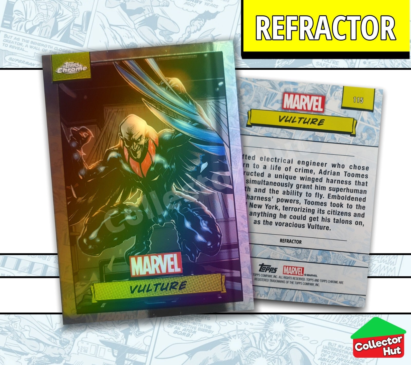 Marvel Topps Chrome 2024 REFRACTOR Card Collection YOU CHOOSE