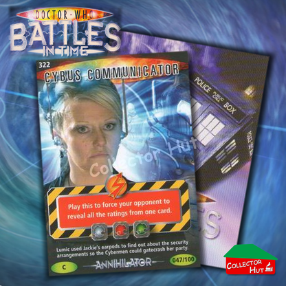 DOCTOR WHO Battles in Time #276-375 ANNIHILATOR RARE & COMMON Cards YOU CHOOSE