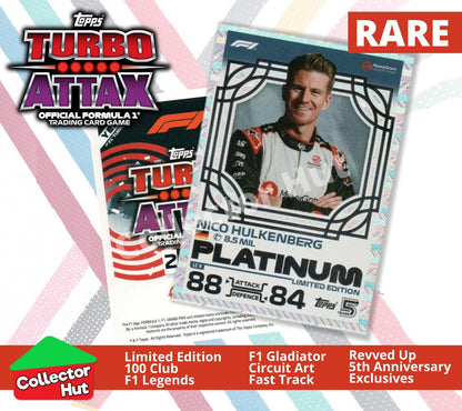 Topps Turbo Attax Formula 1 F1 2024 #313-344 RARE Limited Cards YOU CHOOSE