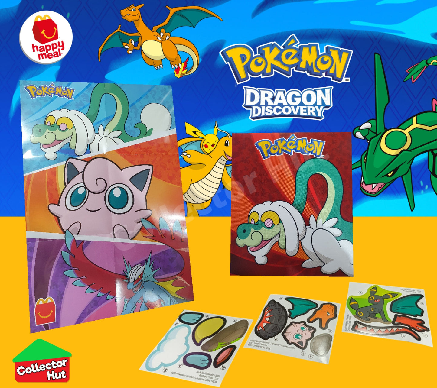 McDonalds Pokémon 2025 Dragon Discovery Card Collection Happy Meal