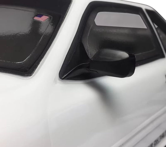 RC Model Car Replacement Wing Mirror Kits Black & Chrome