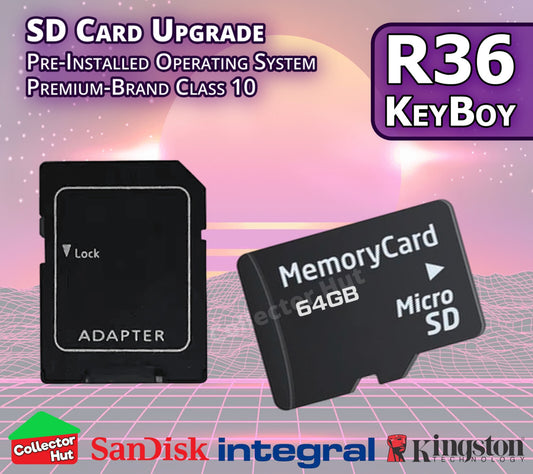 R36S R36H KeyBoy Accessories Carry Case Screen Protector SD Card Storage Upgrade