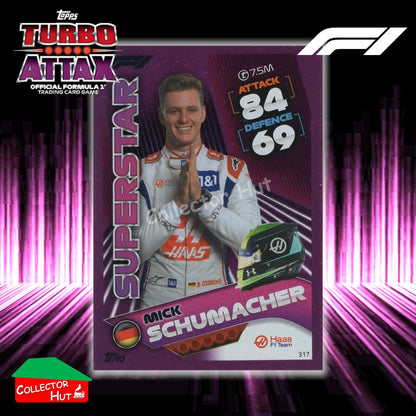 Topps Turbo Attax Formula 1 F1 2022 PINK GREEN RED Parallel Cards
