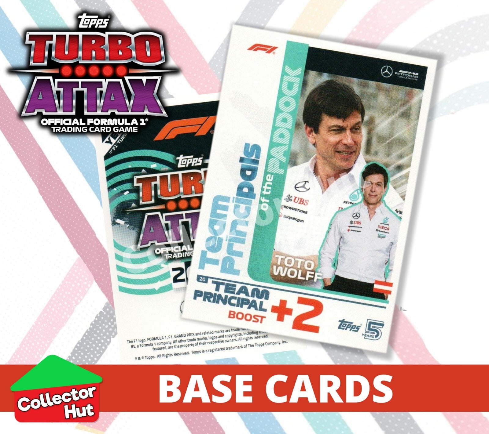 Topps Turbo Attax Formula 1 F1 2024 #1-166 Base Cards YOU CHOOSE