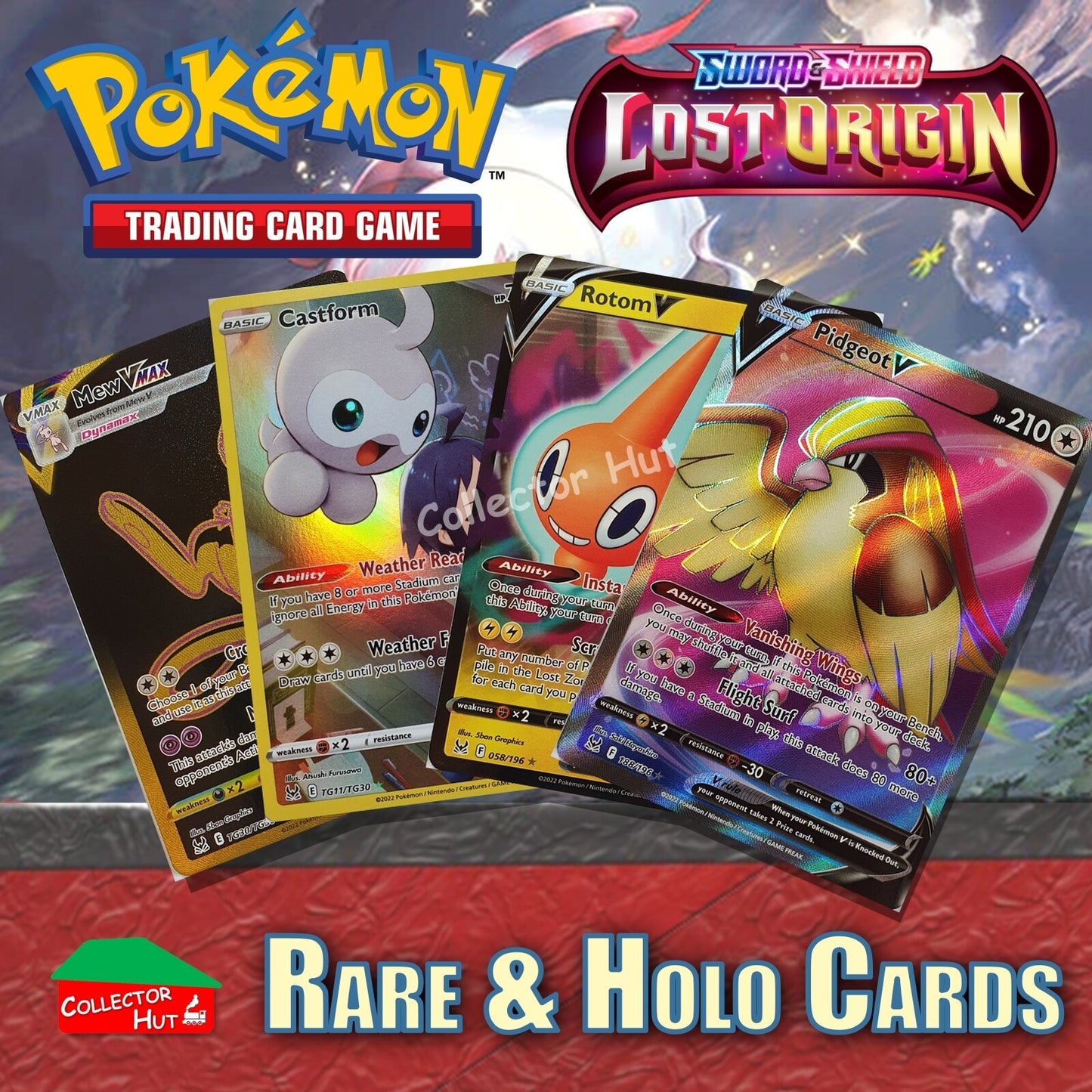 Pokémon Sword & Shield Lost Origin RARE HOLO Trading Cards NEW Choose Your Card