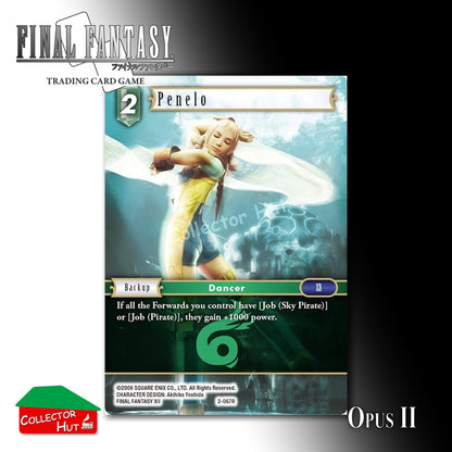 Final Fantasy Trading Card Game OPUS II 2 Singles You Choose