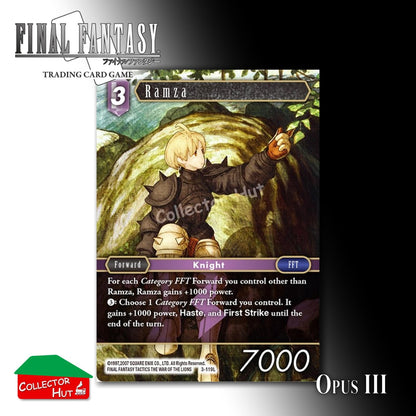 Final Fantasy Trading Card Game OPUS III 3 Singles You Choose