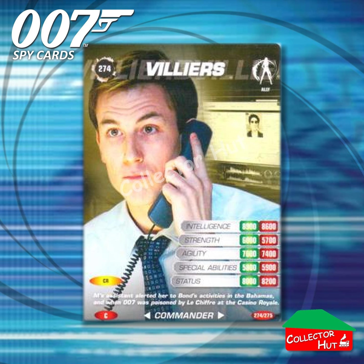 James Bond 007 Commander Spy Cards BASE COMMON YOU CHOOSE