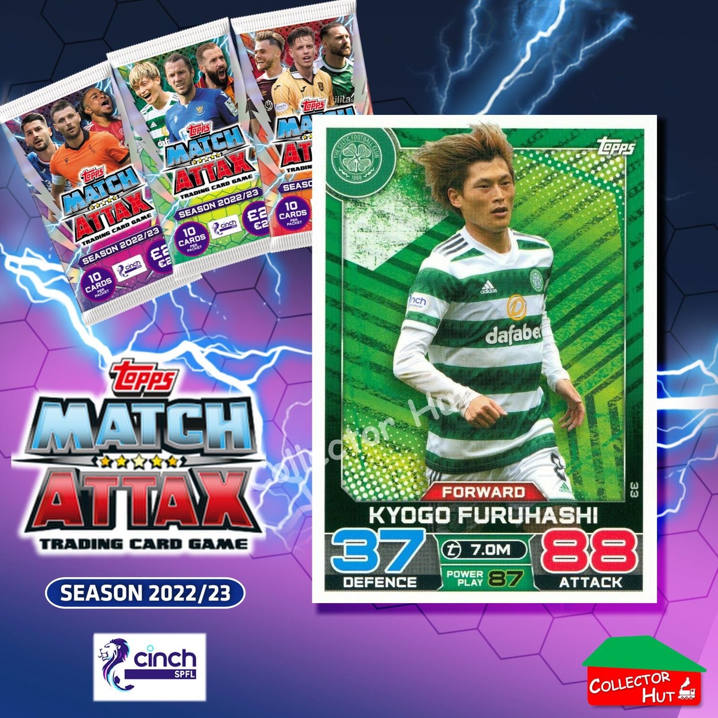 TOPPS MATCH ATTAX SPFL 2022/23 #1-162 Choose Your Card