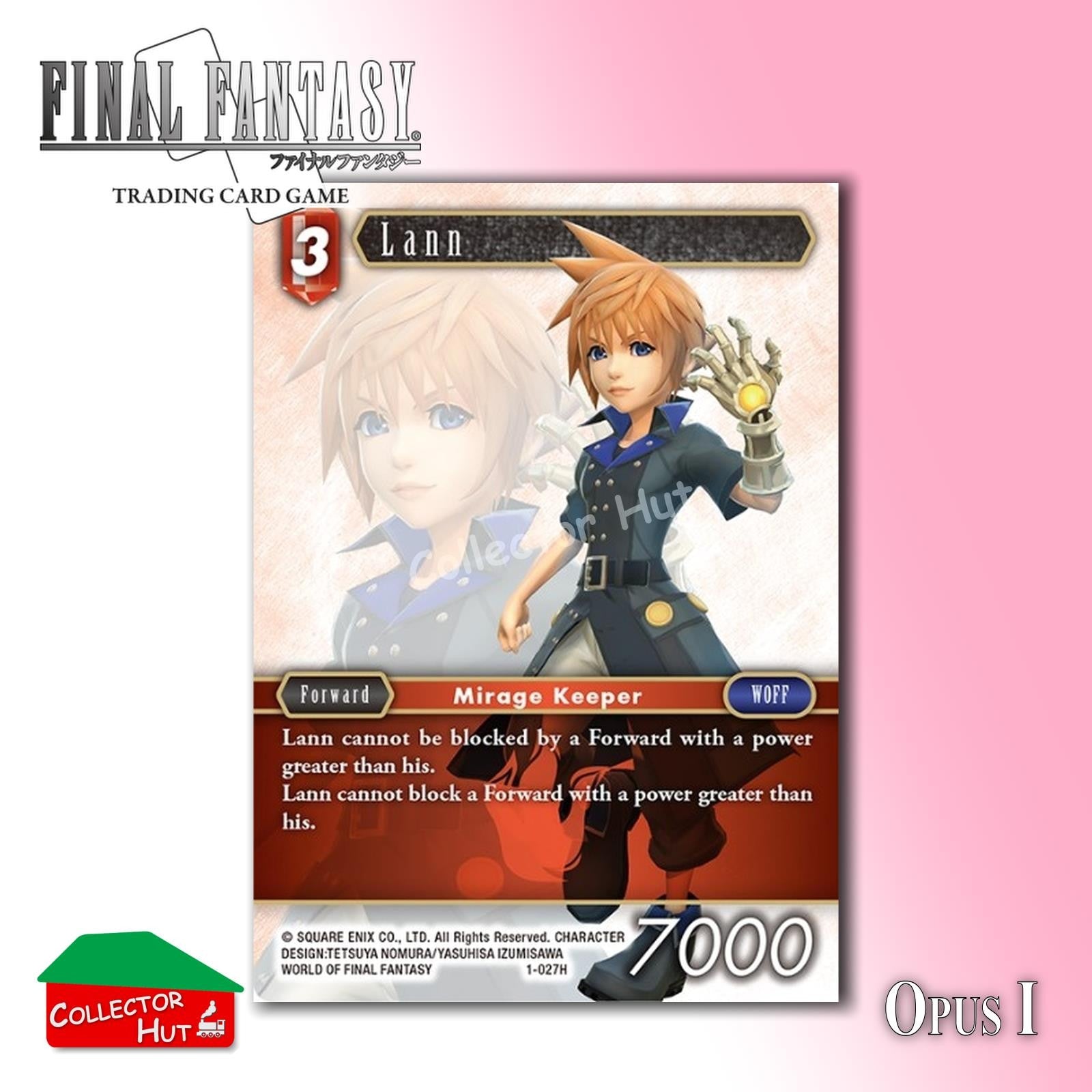 Final Fantasy Trading Card Game OPUS I Singles You Choose