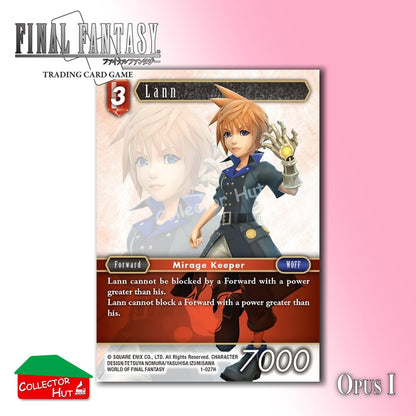 Final Fantasy Trading Card Game OPUS I Singles You Choose