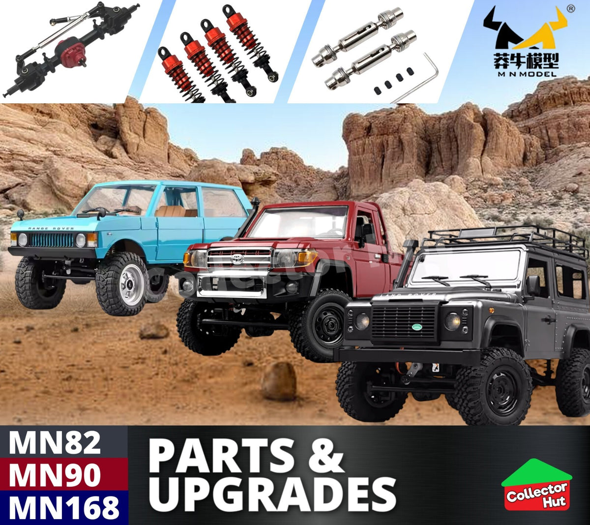 MN MODEL SERIES RC Rock Crawlers Suspension Components MN82 MN90 MN99 MN168