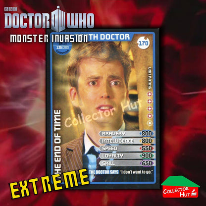 DOCTOR WHO Monster Invasion EXTREME Cards 166-344 New Fresh & Sleeved YOU CHOOSE