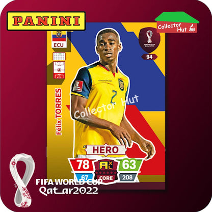 Panini Adrenalyn XL Qatar World Cup 2022 Trading Cards BASE SET #28-144