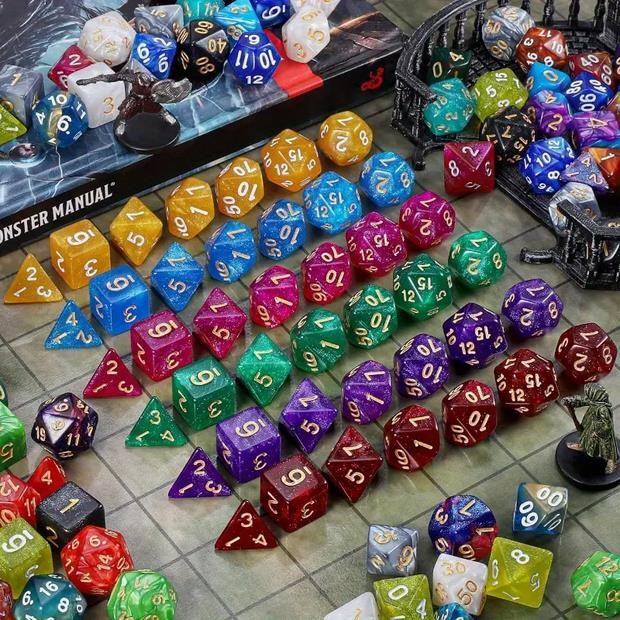 Tabletop Game Dice 12mm 14mm 16mm Polyhedral Loyalty DND RPG MTG TTRPG
