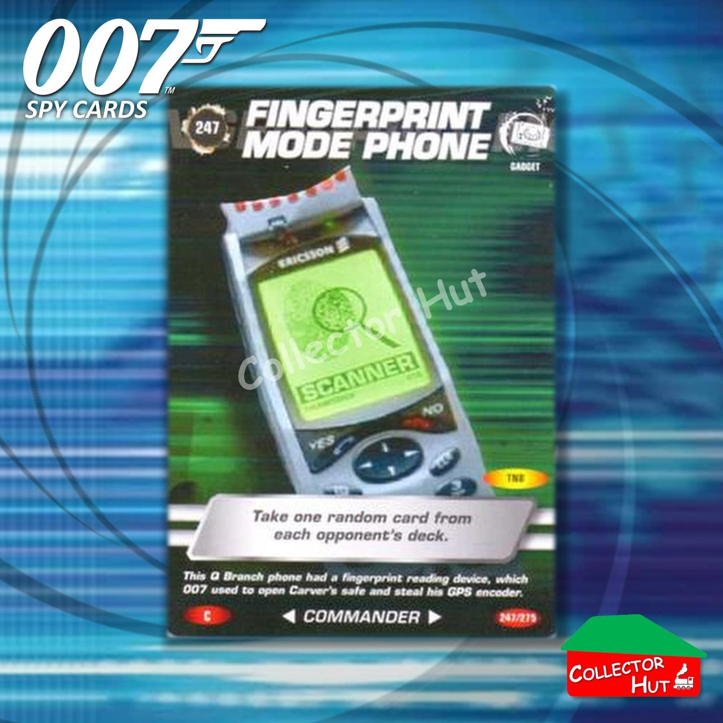 James Bond 007 Commander Spy Cards BASE COMMON YOU CHOOSE